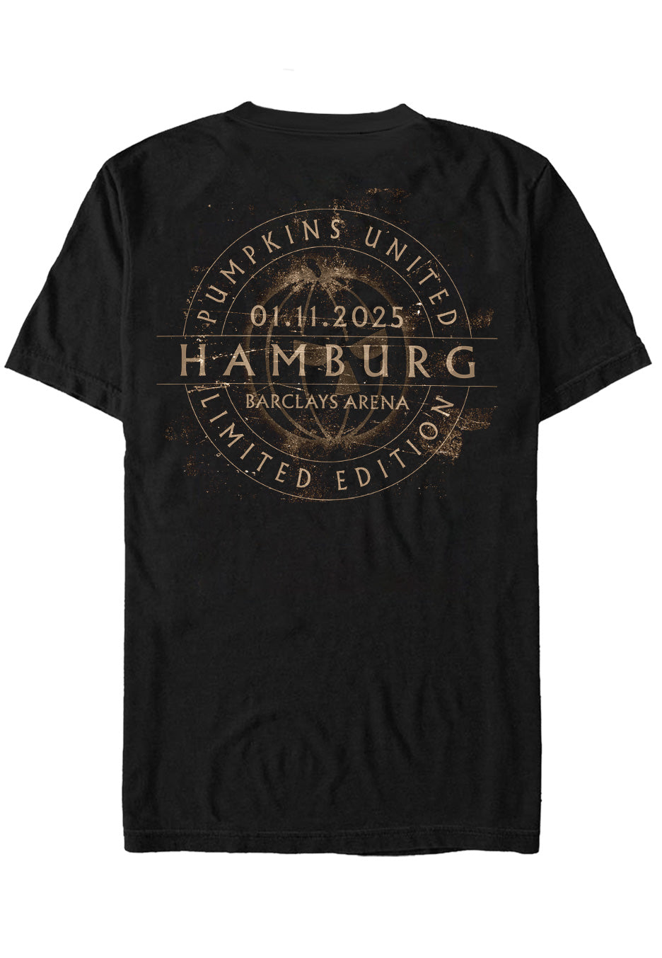 Helloween - Vintage Orange Pumpkin Hamburg - T-Shirt | Men-Image