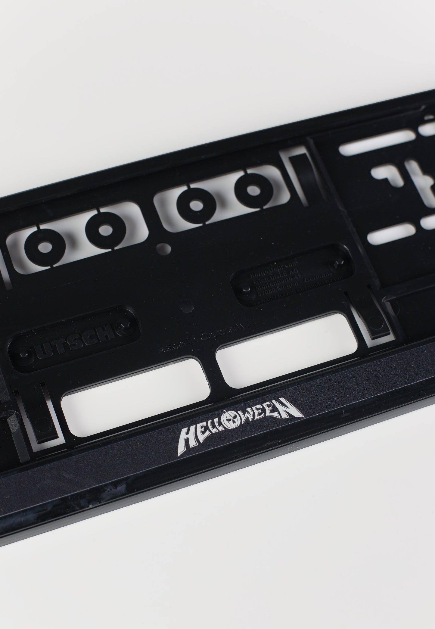 Helloween - Pumpkin & Logo - Licence Plate Holder | Neutral-Image