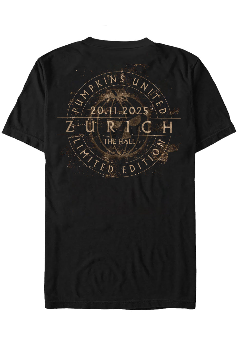 Helloween - Vintage Orange Pumpkin Zurich - T-Shirt | Men-Image