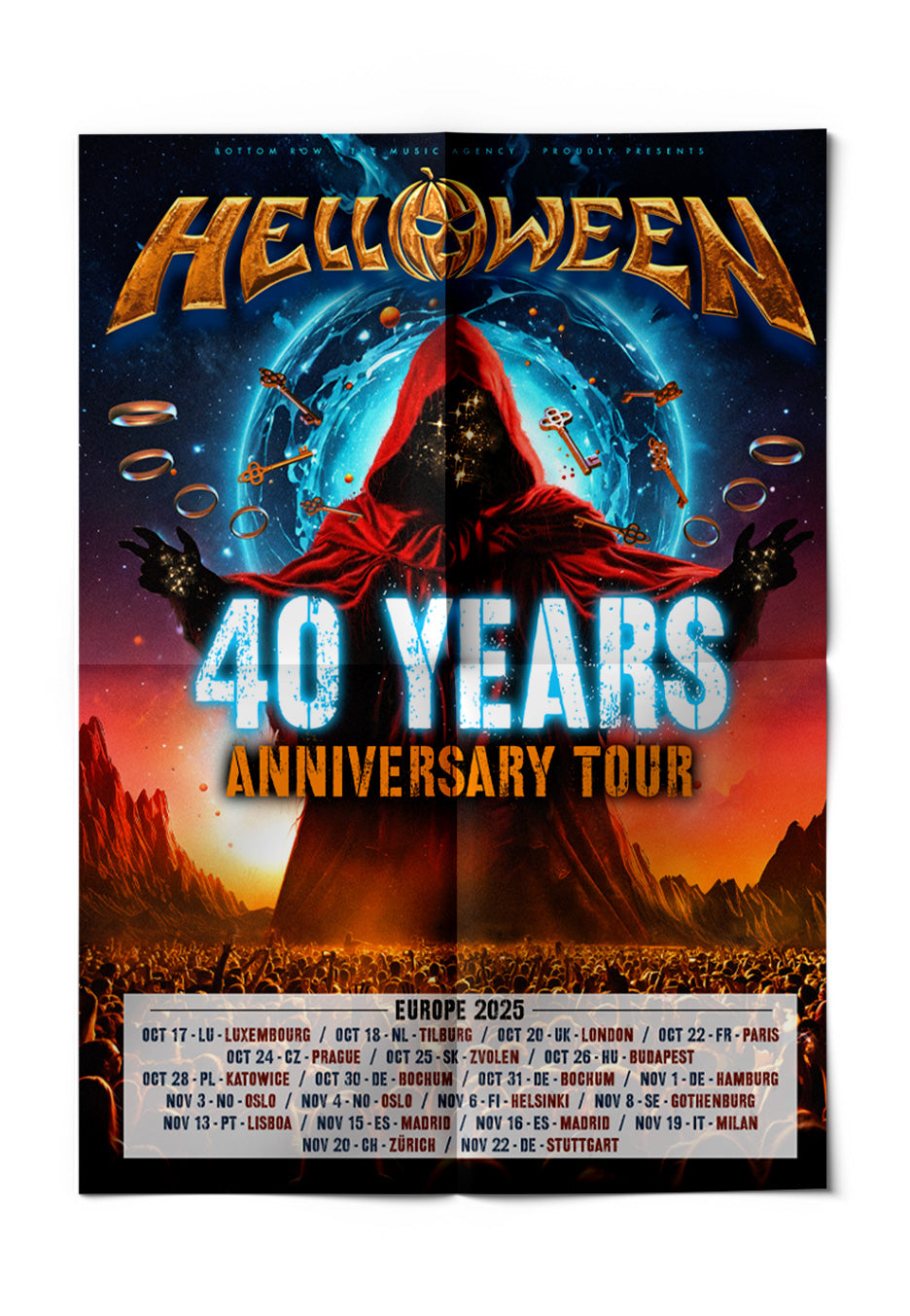 Helloween - 40 Years Anniversary Tour - Poster | Men-Image
