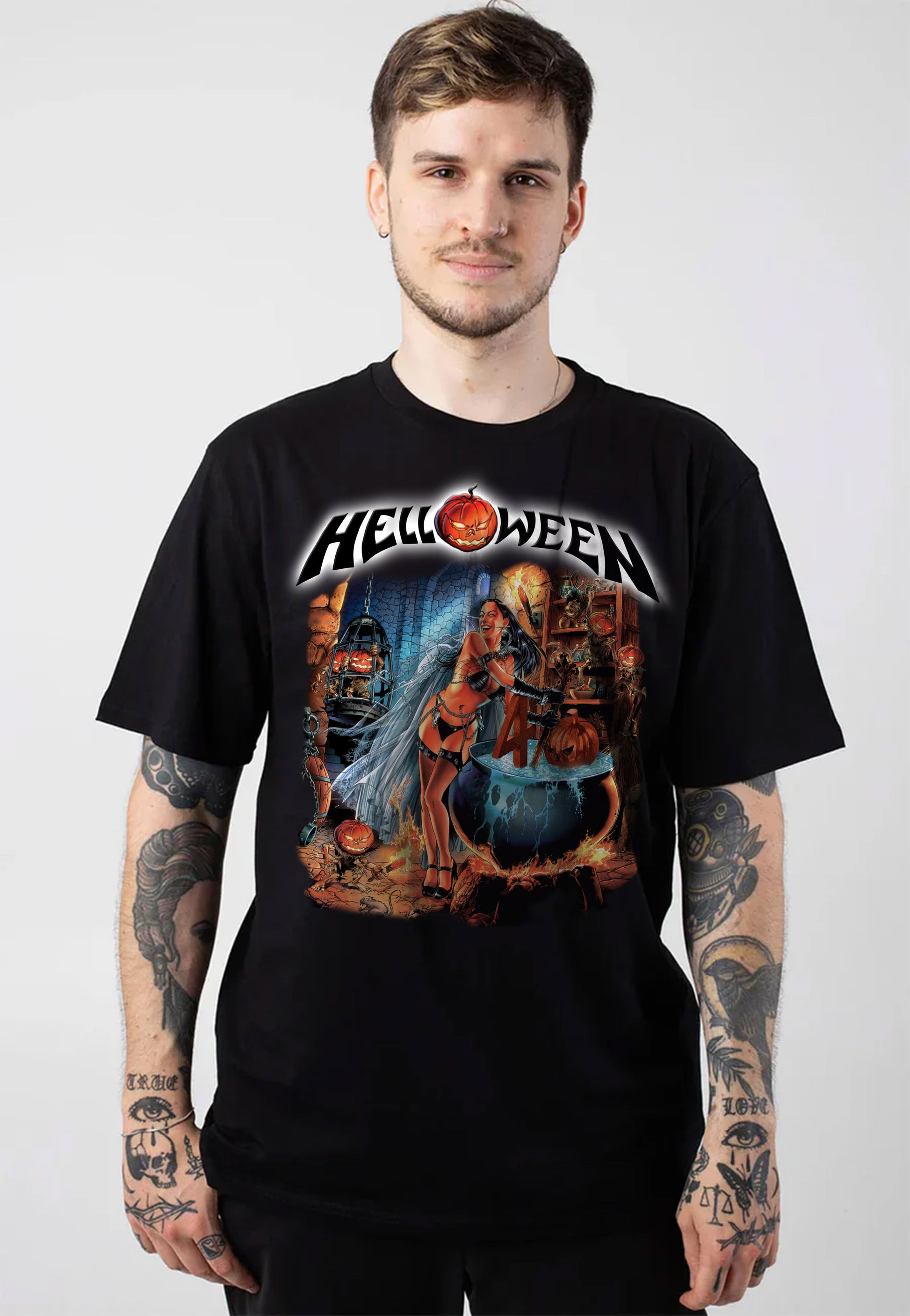Helloween - Better Than Raw 40 Years - T-Shirt  | Men-Image