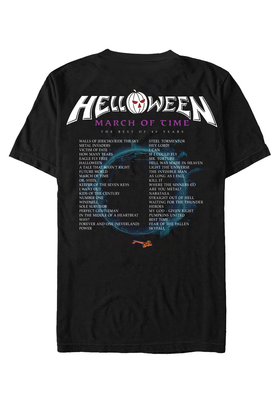 Maglietta Draught Helloween Keeper Legends | Uomo | Regular Fit | Colore Nero