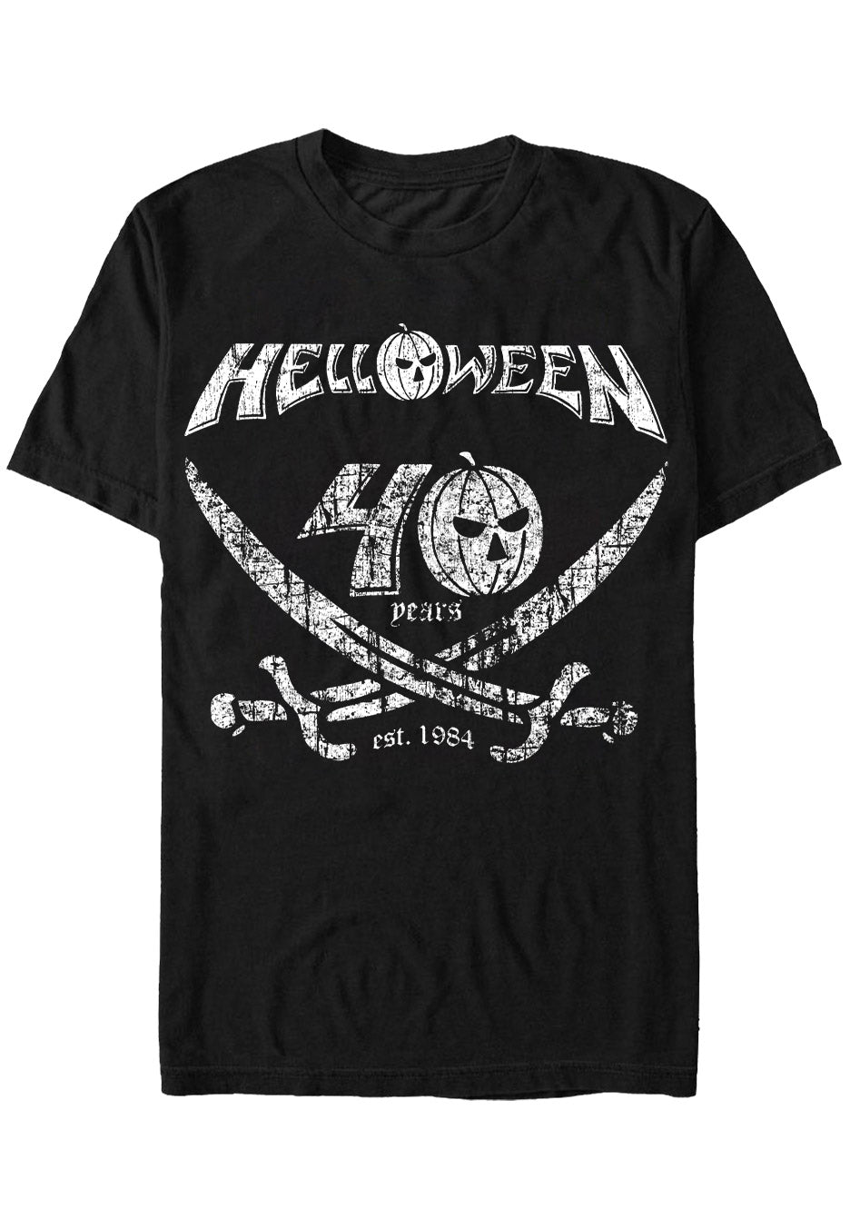 Helloween - Pumpkin Pirate 40 Years - T-Shirt  | Neutral-Image