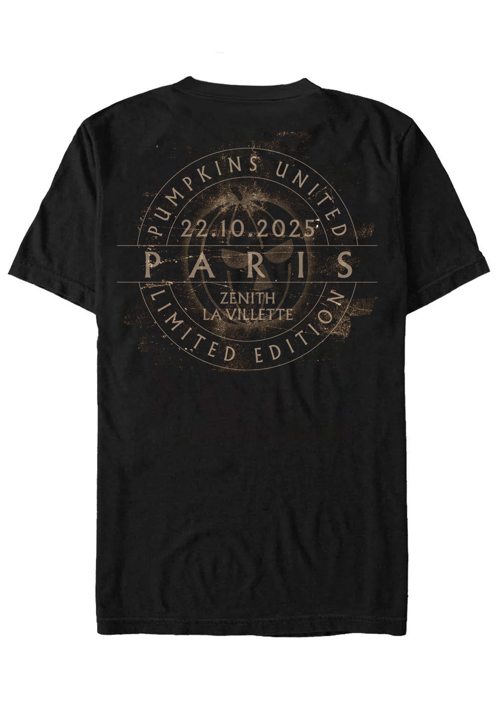 Helloween - Vintage Orange Pumpkin Paris - T-Shirt