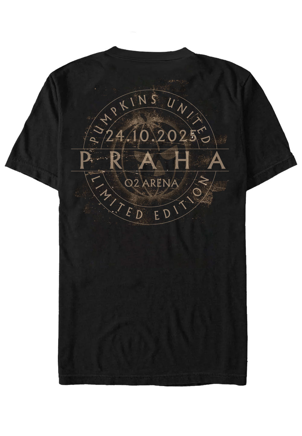 Helloween - Vintage Orange Pumpkin Praha - T-Shirt