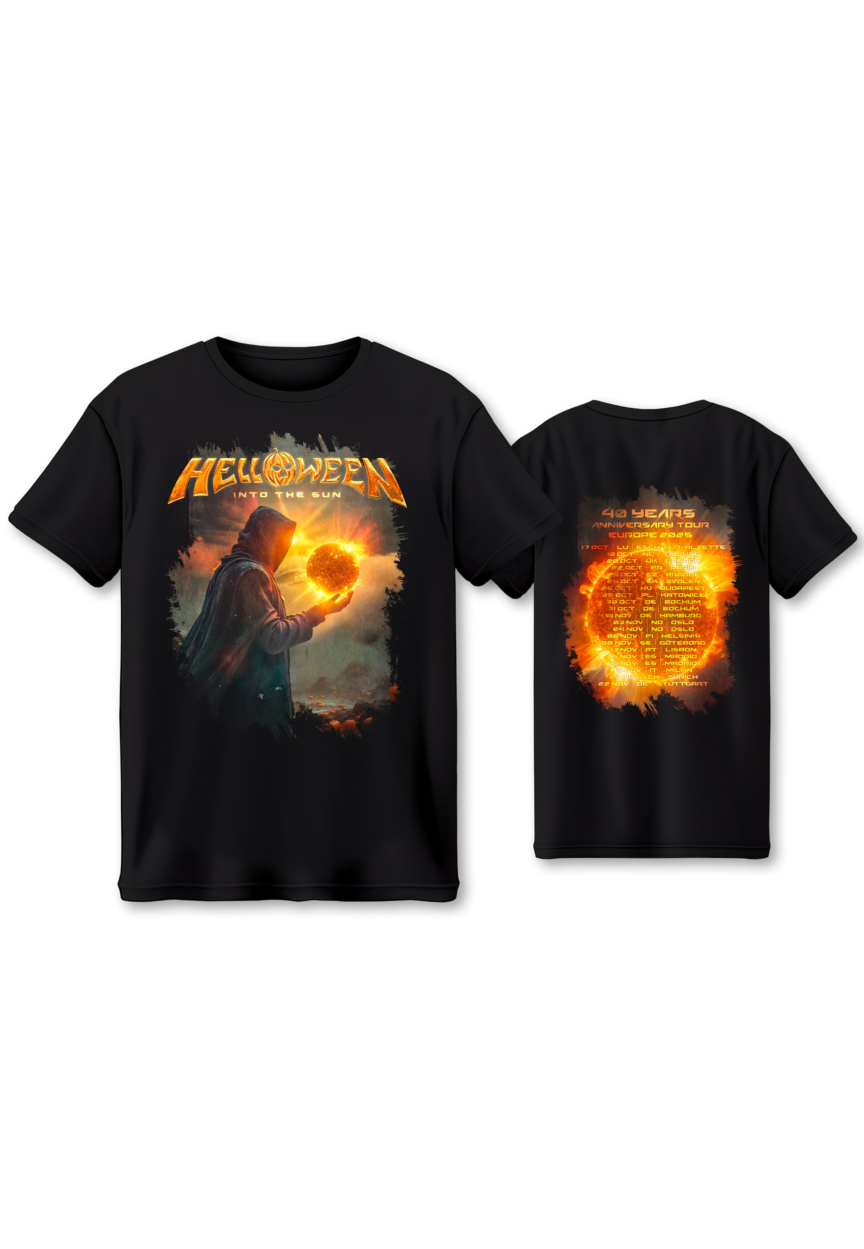 Helloween - 40 Years Sun Tour 2025 Special Pack - T-Shirt