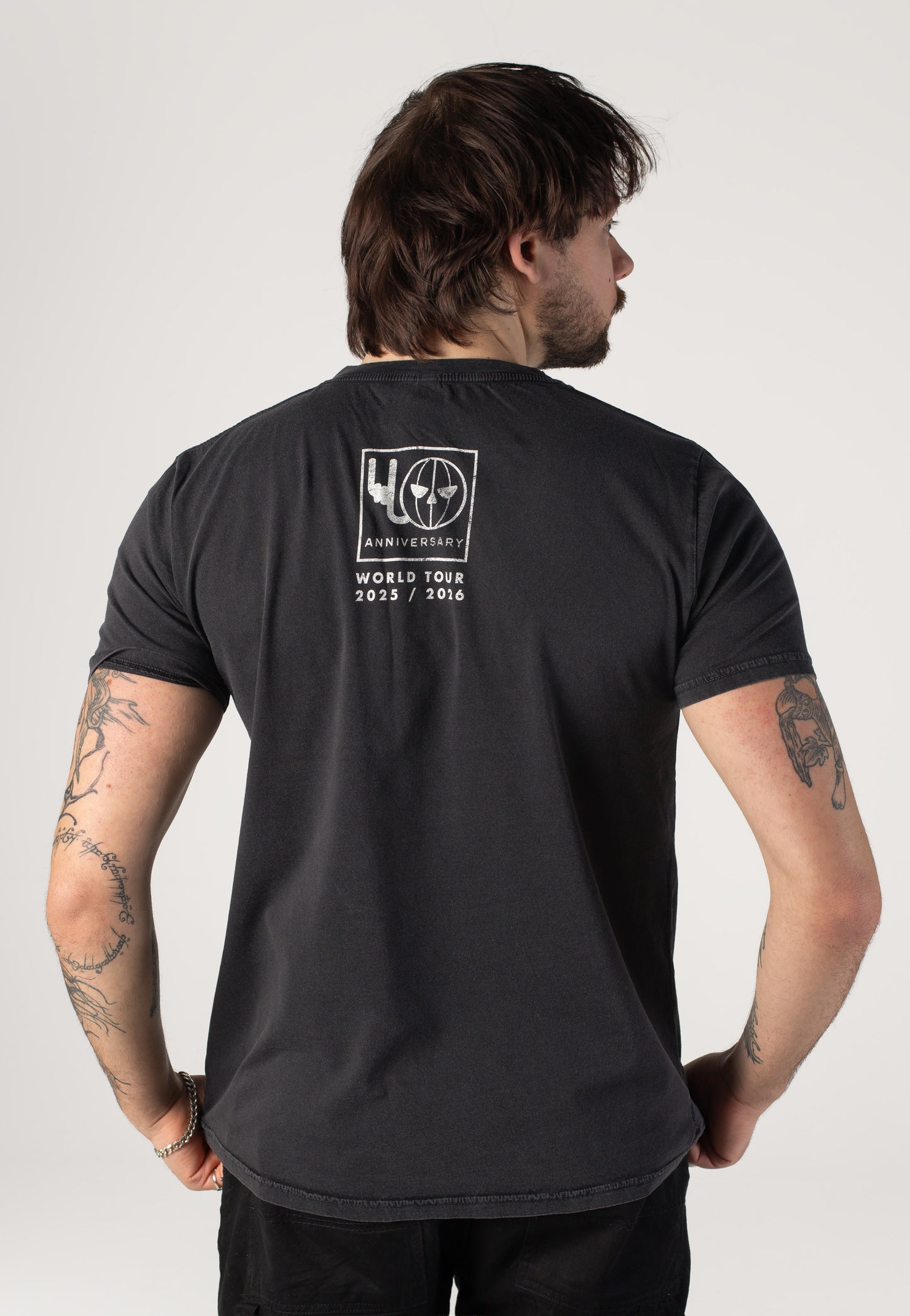 Helloween - Classic Logo Acid Washed - T-Shirt | Men-Image