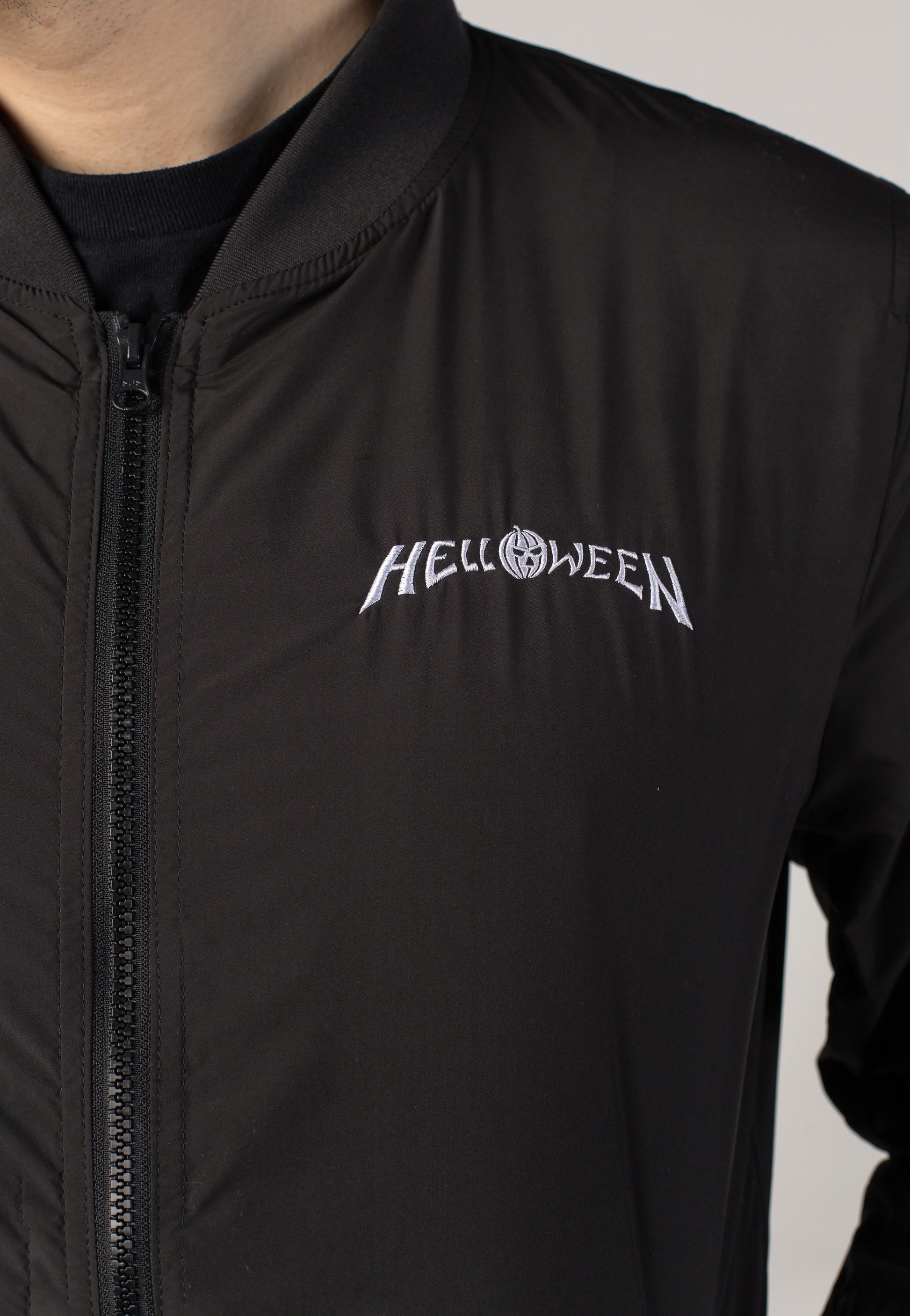 Helloween - Classic Pumpkin Logo Bomber - Jacket | Men-Image