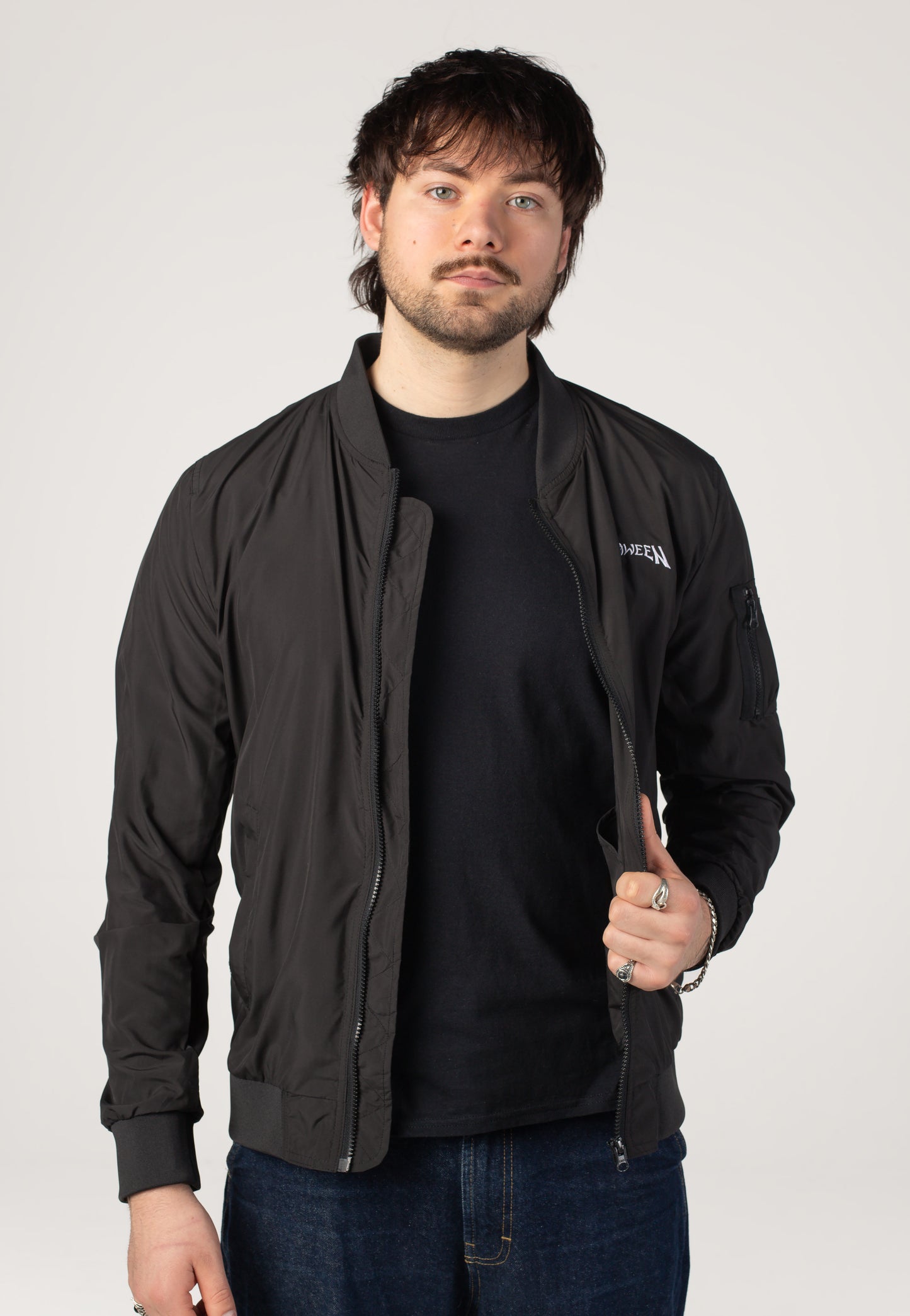 Helloween - Classic Pumpkin Logo Bomber - Jacket | Men-Image