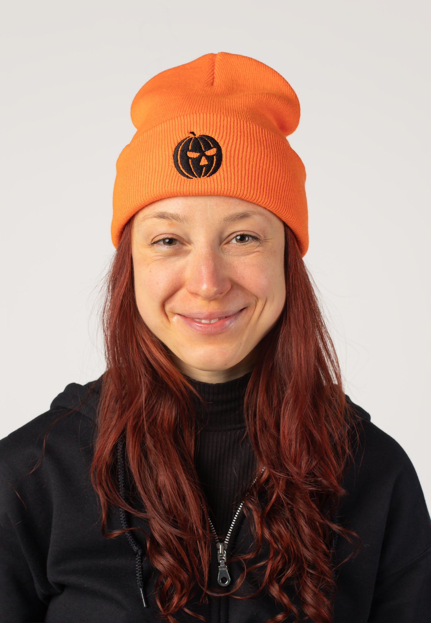 Helloween - Classic Pumpkin Logo Orange Long - Beanie | Neutral-Image