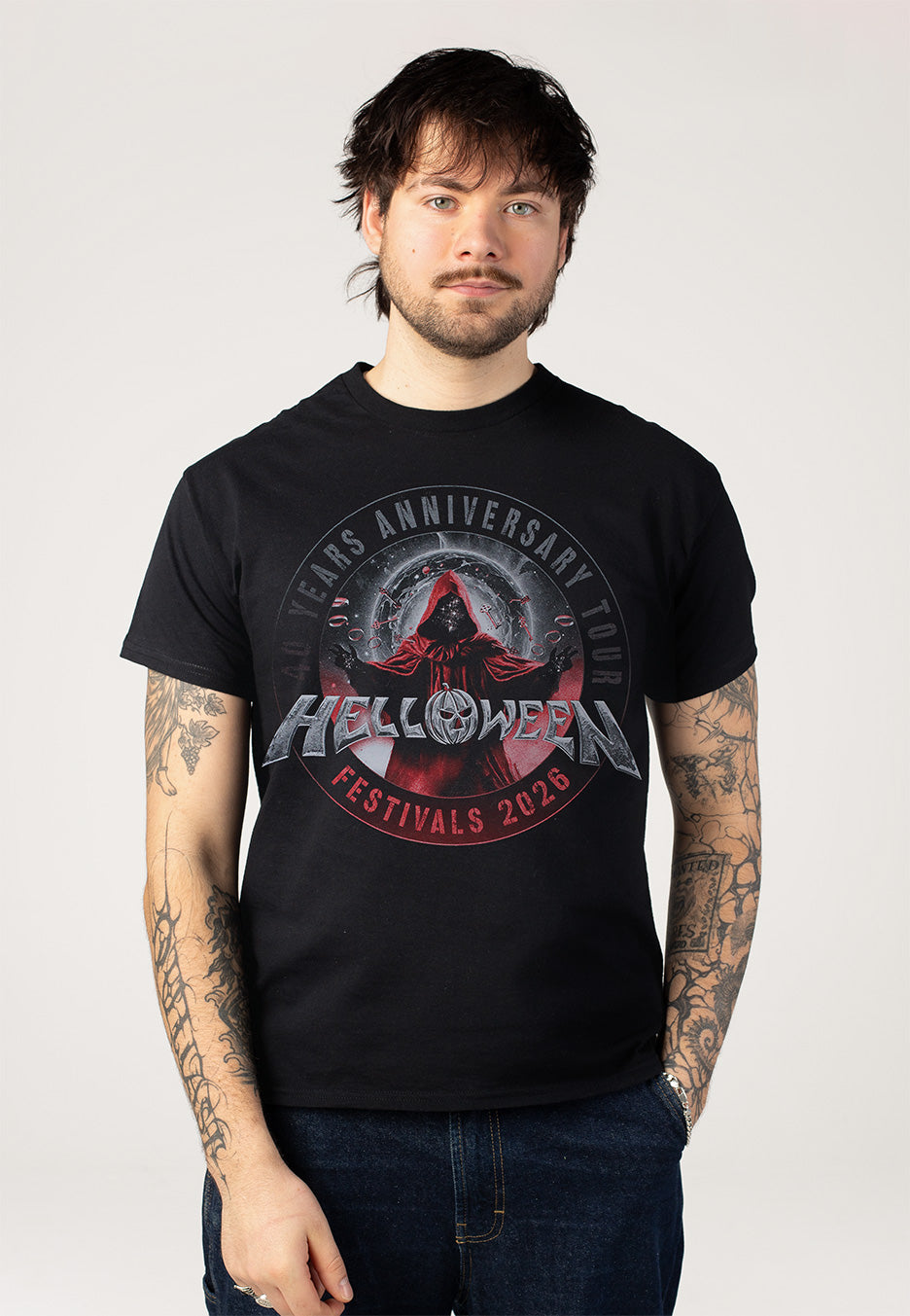 Helloween Keeper Emblem Festivals 2026 T-Shirt
