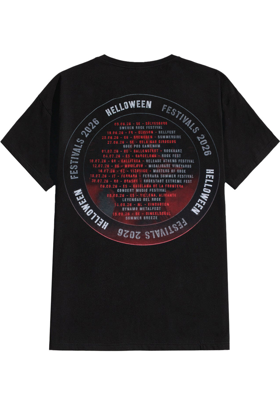 Helloween Keeper Emblem Festivals 2026 T-Shirt