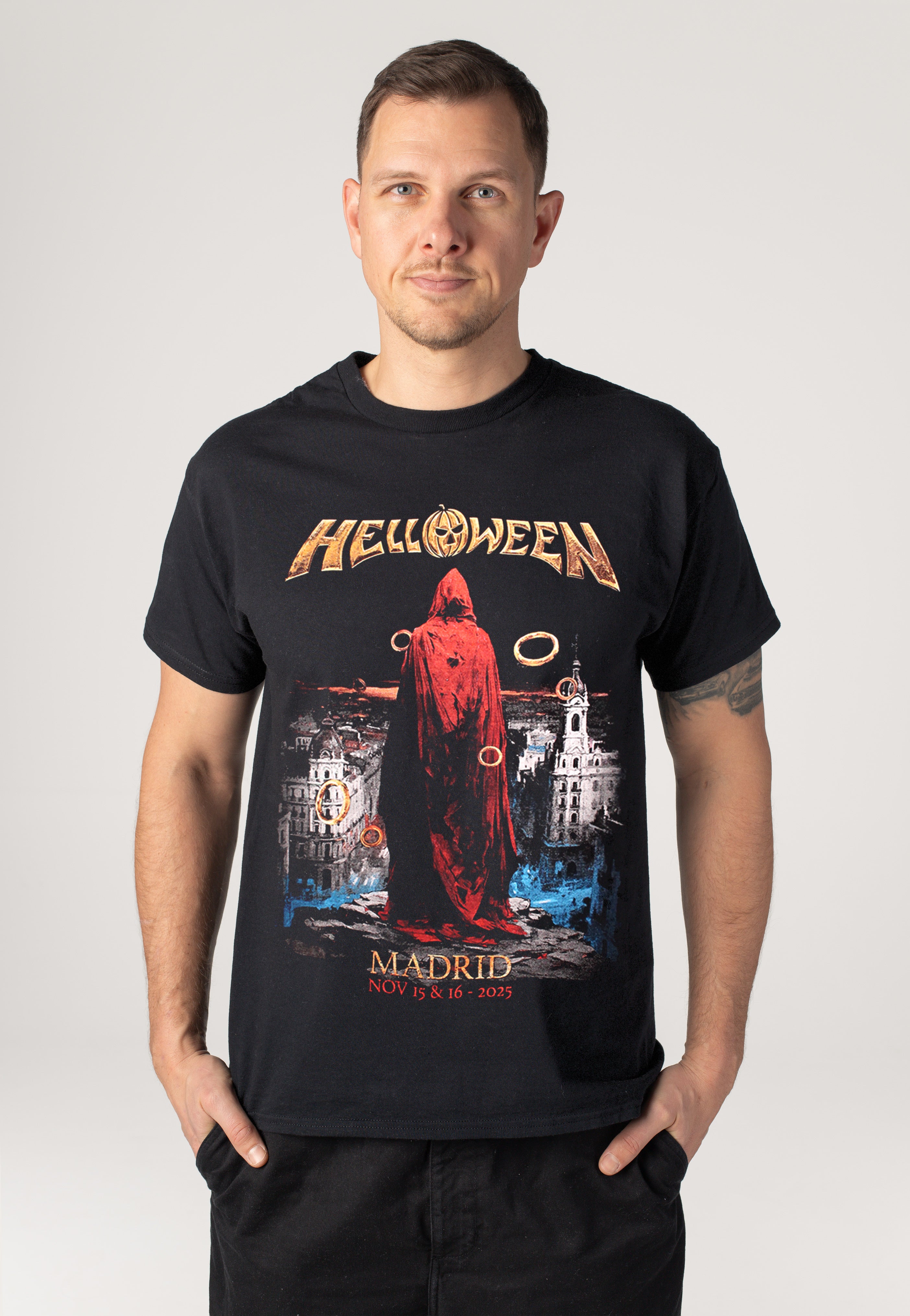 HELLOWEEN BURRN! LIVE 1992 Tシャツ L Helloween - Madrid 2025 - T-Shirt