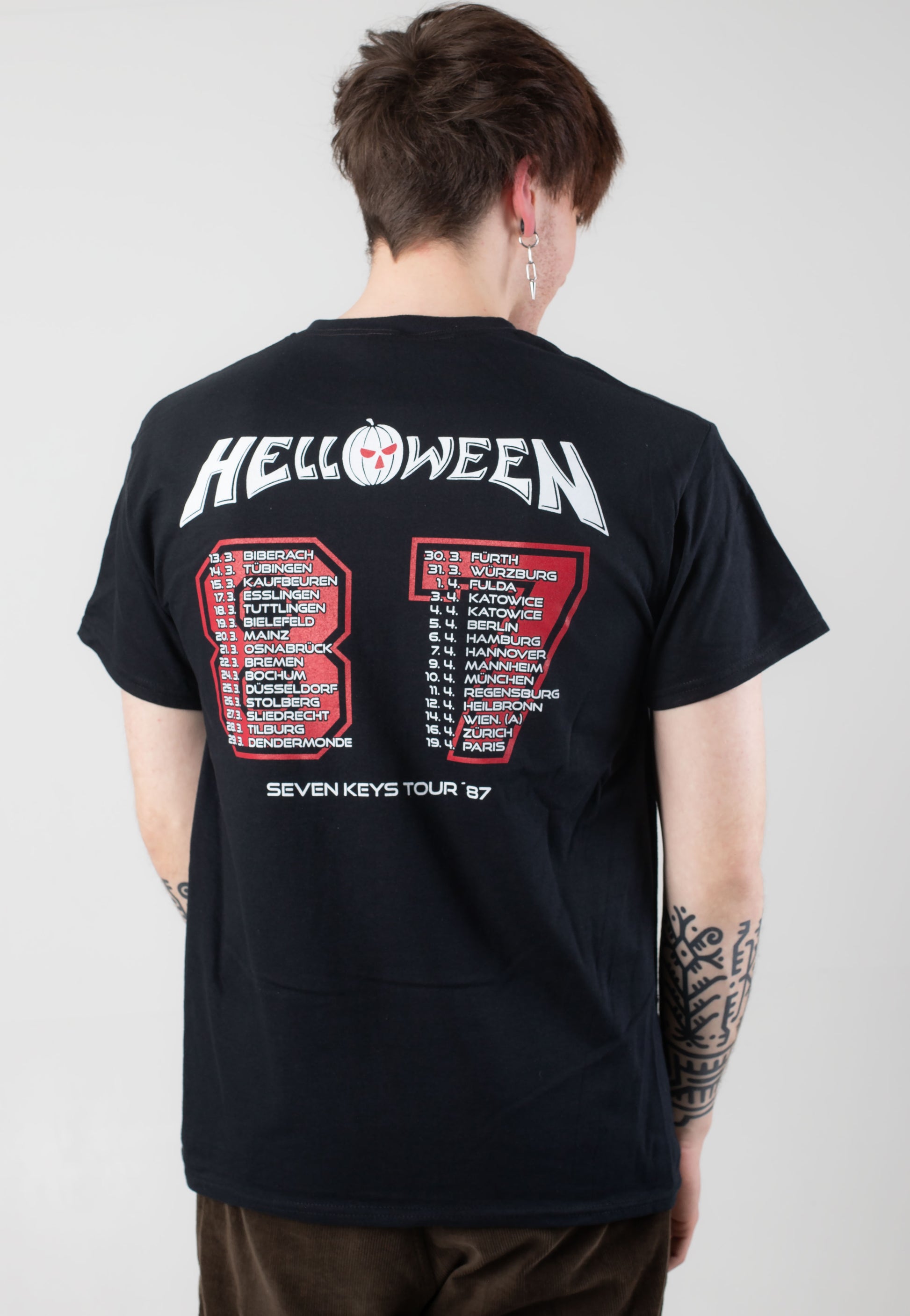 Helloween - Seven Keys Tour 87 - T-Shirt | Men-Image