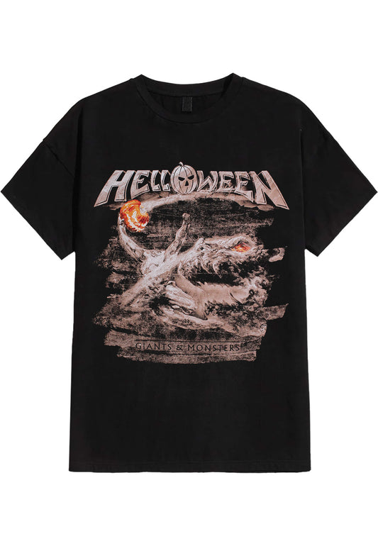 Helloween - Vintage Orange Pumpkin Esch - T-Shirt | Neutral-Image