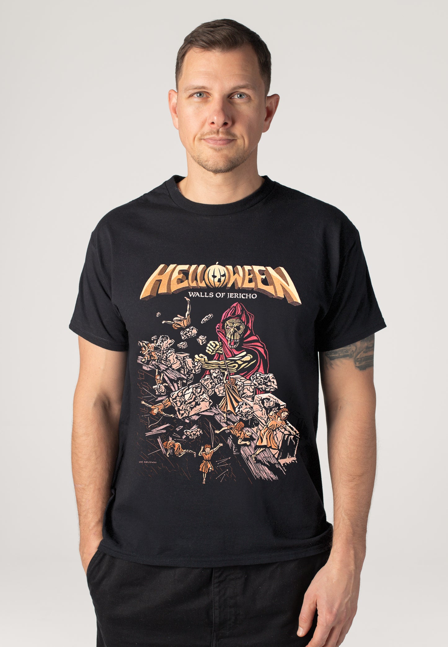 Helloween - Walls Of Jericho - T-Shirt | Men-Image