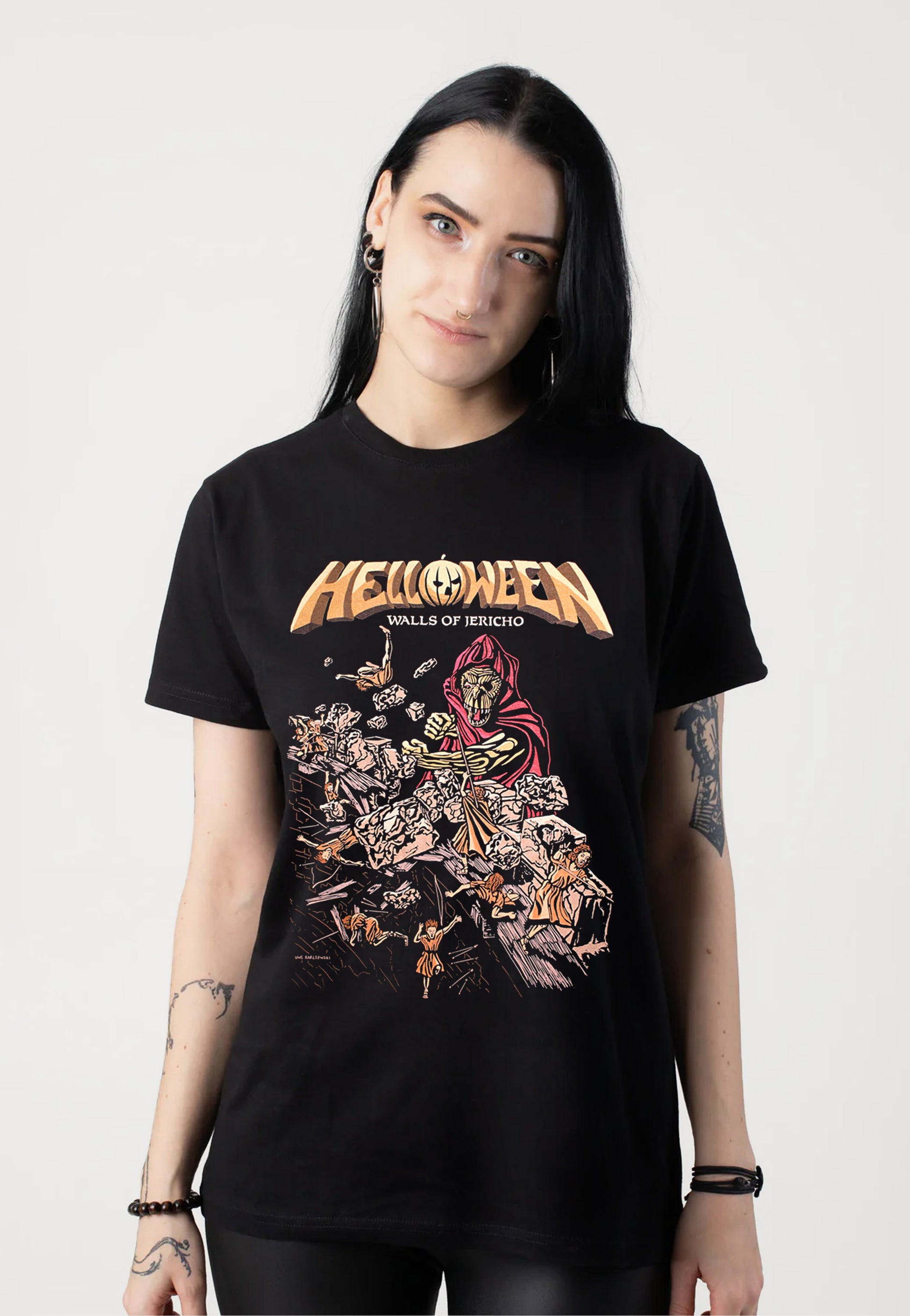 Helloween - Walls Of Jericho - T-Shirt | Men-Image
