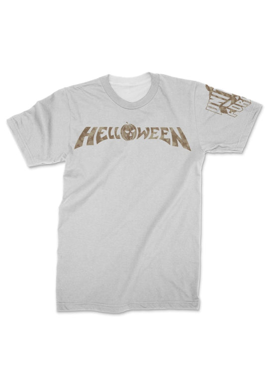 Helloween - Logo Camouflage White - T-Shirt | Men-Image