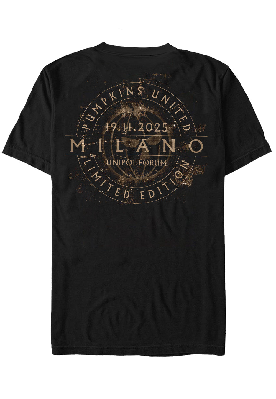 Helloween - Vintage Orange Pumpkin Milano - T-Shirt | Men-Image