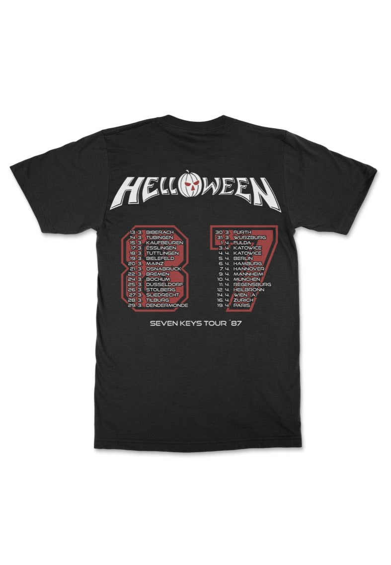 Helloween - Seven Keys Tour 87 - T-Shirt | Men-Image